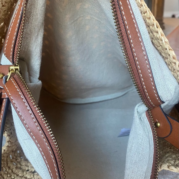 Mango Large Valeta Crocheted Raffia Bag - Picture 11 of 13